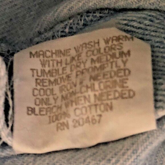 VTG Chic Ultra High Rise Bermuda Denim Shorts Waist Sz 30" Light Wash Jorts USA - Picture 15 of 15